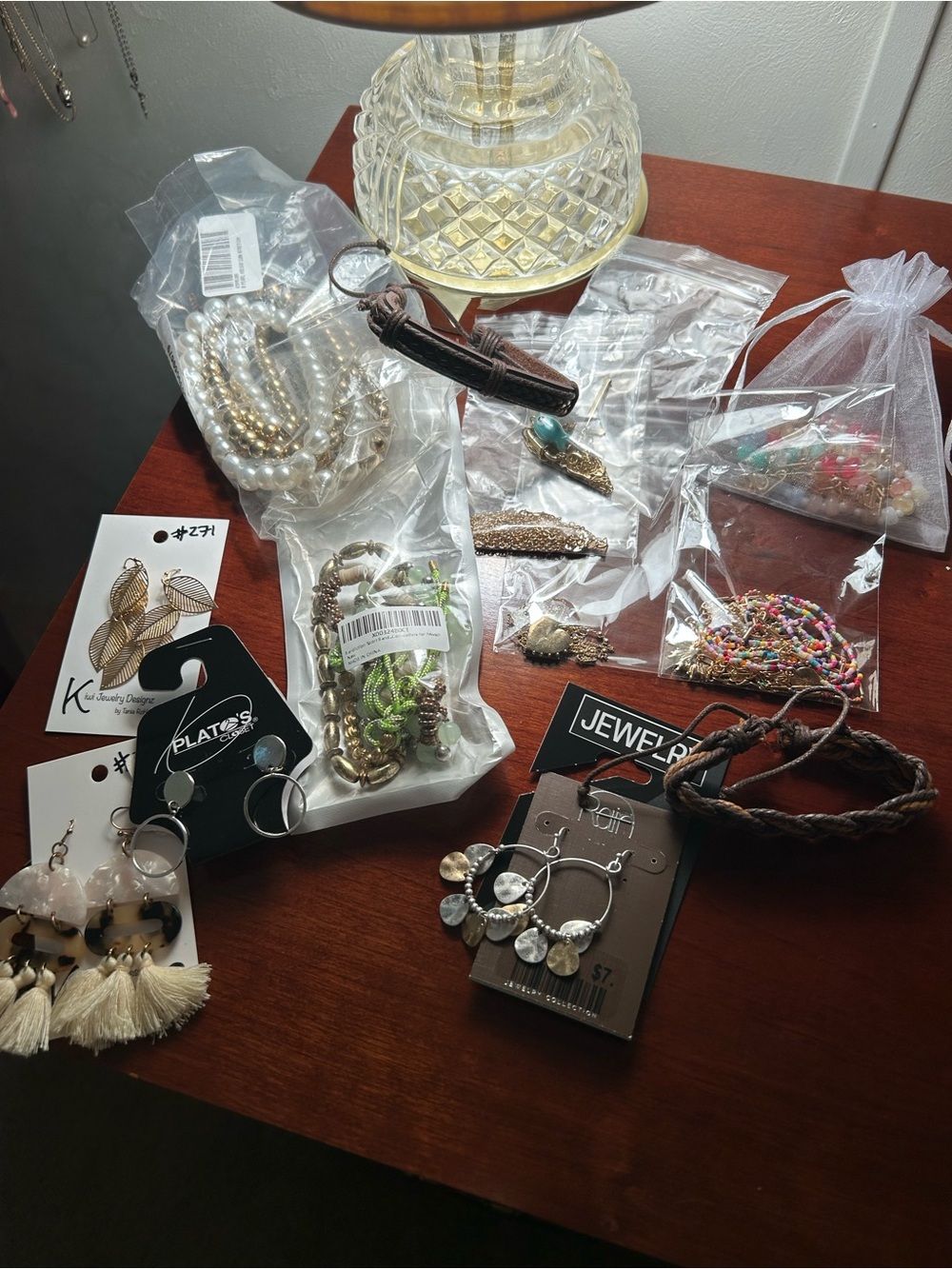 Assorted Fashion Jewelry Lot - Multicolor Necklaces & Earrings